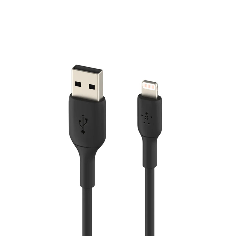 Belkin BoostCharge Lightning To USB-A Cable 2m - Black - كابل شحن